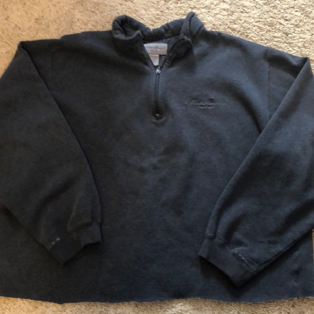 Eddie Bauer Quarter ZIP Cropped Vintage